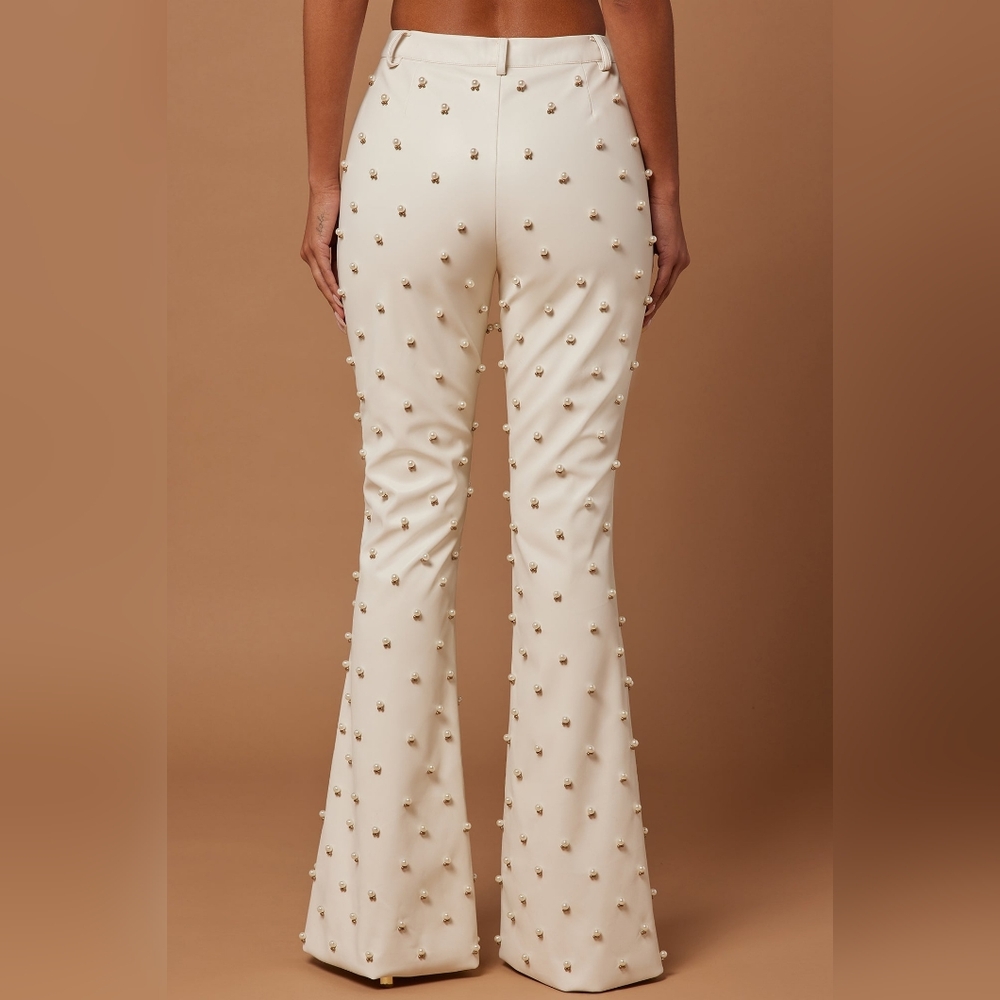 Nova Luxe Leather Emblished Pant Set - Picture 4 of 10